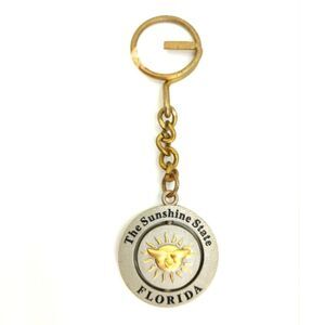Florida Sunshine State Keychain Spinner